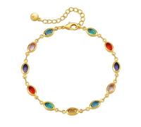 Dainty Gold Bracelets for Women, 18 Gold Plated Adjustable Evil Eye/Butterfly/Beaded/Pearl/Heart/Turquoise Handmade Bracelet for Women