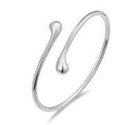 Dainty Gold Cuff Bracelets for Women Delicate Thin Wire Open Bangle Bracelets Stackable Minimalist Wrist Cuff Bracelets Flexible Adjustable Size