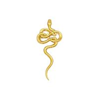 Dainty Long Snake Brooch Pin Gothic Simple Sanke Pin Stainless Steel Smooth Snake Collar Pin Coat Suit Accessory Metal Animal Lapel Pin Banquet Badge Pins Backpack Bag Brooches Pin for Women Men, Zinc