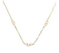 Dainty Necklace For Women, Simple Chain Necklace with Opal