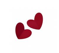 Dainty Red Heart Pendant Wedding Drop Earrings Minimalist Statement Charm Earring Circle Fashion Street Style Earring