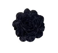 Dainty Rose Flower Brooch Lapel Pins for Women Elegant Floral Satin Fabric Large Brooches Pin Hair Clips Wedding Party Dance Banquet Dress Suit Ceremony Clothes Accessories Jewelry 120mm, 120mm, Metal