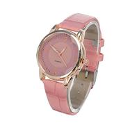 Dainty Watches for Women Woman's Blue Life Watch High End Glass Quartz Distinguished Women's Watch Infantry Watch (Pink, One Size)