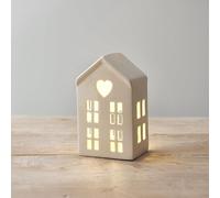 Dainty White LED House, 12cm