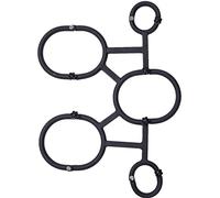DaiQei BDSM Bondage Frame Handcuffs Shackles Collar Sex Bed Set Bondage Slaves Sex Toys SM Game Spreader Bar Pillory Punishment Bench Sex Furniture For Men Women Couples