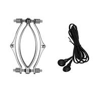 DaiQei BDSM Electric Shock Adjustable Clitoris Clamps Labia Clip Bondage Set Electric Stimulator Vaginal Clamps Speculum G-Spot E-Stim Massager SM Extreme Erotic Sex Toy for Women