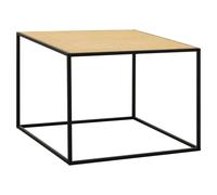 daire wooden coffee table square with natural rattan top