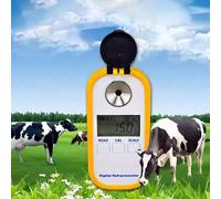 Dairy Cow Colostrum Meter, Handheld Digital Refractometer, 0-50% High Range Detection, 3-Second Rapid Detection, 10-30℃ ATC for Calf Serum