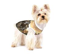 Dairy Cow Cotton Sleeveless Dog Tee Shirt Pet Vest Apparel Printed Lightweight T-Shirts For Small