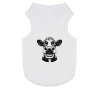 'Dairy Cow Laughing' Pet Dog/Cat T-Shirt (PT00153591)