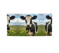 Dairy Cow Print Banner Party Backdrops For New Year Graduation Wedding Birthday Party Decor