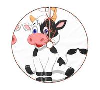 Dairy Cow Print Christmas Tree Skirt Festive Decoration For The Perfect Holiday Ambience