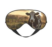 Dairy Cow Print Functionality Outdoor Travel Eye Mask Breathable Camping Meditation Yoga Friendly