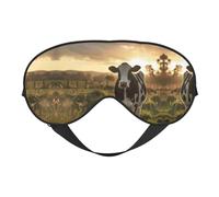 Dairy Cow Print Sleeping Eye Cover Eyeshade for Men Women Plane Travel Nap Night Sleeping