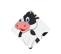 Dairy Cow Printing 10 Pcs Car Air Freshener Fragrant Sheets,Car Hanging Accessories With Strings For Decor