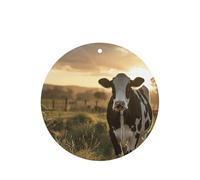 Dairy Cow Printing 10 Pcs Car Air Fresheners Cards For Scented Hanging Sheets For Bathroom With Rope