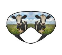 Dairy Cow Sleep Eye Mas Updated Design Light Blocking Night Eye Blinder Men Women Shift Work Travel