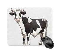 Dairy Cow Square Mouse Pad Portable Computer Mousepad with Non-Slip Rubber Base 25 * 30cm Ultra-Thin Gaming Mouse Mat for Computer Laptop Office Desk Accessories