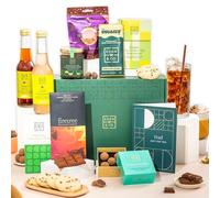 Dairy Free Chocolate Hamper with Truffles & Cocoa Set, Fathers Day Gift Hamper For Dad Lactose Free Chocolate Plus Non-Alcoholic Mocktails by EDEN & CO