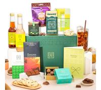 Dairy Free Chocolate Hamper with Truffles & Cocoa Set, New Baby Gift for Mum Lactose Free Chocolate Plus Non-Alcoholic Mocktail by EDEN & CO