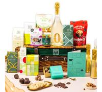 Dairy Free Hamper with Truffles & Hot Chocolate Set, Wicker Sharing Family Hamper, Mothers Day Gift Hamper for Mum by EDEN & CO - Plus 2 Prosecco