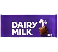 Dairy Milk Chocolate Bar 110g (Pack of 12) "Taste the sweetness in every bite" Christmas, Easter, New Year For All Occasions