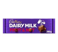 Dairy Milk Chocolate Block - Best gift for Friends & Family for Any occasion (Cadbury Dairy Milk Fruit and Nut Chocolate Block 280g)