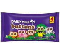 Dairy Milk Chocolate Buttons 4 Pack Multipack 18 x 57.6G "Indulgence in every bite, a moment of pure decadence" For All Occasions Birthday,Christmas,Easter,New Year
