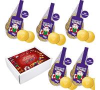 Dairy Milk Chocolate Coins Bag 70g With Gift Box - Christmas Chocolate Coins Bag (5 x Bags)