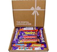 Dairy Milk Chocolate Gift Box Hamper, Full Sized Bars, Letterbox Friendly, Perfect for Presents, Surprises Birthdays and Treats, Twirl, Double Decker, Crunchie.