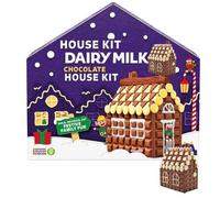 Dairy Milk Chocolate House Kit 840g - Assortment of Milk, White & Filled Chocolates - Festive Build Your Own Chocolate House Gift Set - Cdb