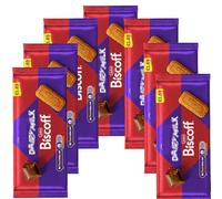 Dairy Milk Chocolate with Lottus Biscoff Caramelised Chocolate Bar PMP 95g - Smooth & Crunchy Caramelised Biscuit Treat (7)