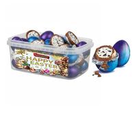 Dairy Milk Filled With Crunchy Biscuit Pieces Chocolates Eggs 31g With Easter Gift Tub - Smooth & Creme Chocolate Eggs - cdb (5 x Eggs)