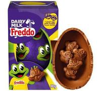 Dairy Milk Freddo Faces Medium Milk Chocolate Easter Egg, 90g, Suitable for Vegetarians