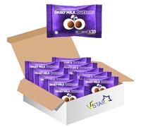 Dairy Milk Giant Buttons Chocolate Bag 40g - 18 x Bags (Half Box) - Smooth Milk Chocolate Buttons, Bite-Sized Chocolate Pieces for Sharing, Snacking and Everyday Enjoyment - cdb