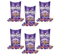 Dairy Milk Heroes & Roses Chocolate Box 290g & NewCelebrations Chocolates Box 300g, An Assortment of Chocolates Perfect For Christmas & New Year (x6, Heros Chocolate Box)