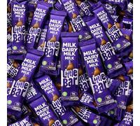 Dairy Milk Little Bar Chocolate 18g - Smooth Creamy Milk Chocolate Mini Bar, Individually Wrapped Snack Size, Ideal for Lunchboxes & Sharing Packs - cdb (75 x Bars)