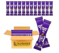 Dairy Milk Little Bar Chocolate Bars 18g - Creamy Milk Chocolate - 96 Calories Per Bar - Delicious Mini Chocolate Snack (12x Dairy Milk Little Choc Bars 18g)