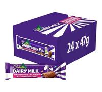 Dairy Milk Marvellous Creations Jelly Popping Candy Chocolate Bar, 47g, Box of 24