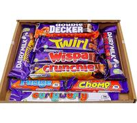 Dairy Milk Mixed 10 Chocolate Gift Box Hamper Full Sized Bars Perfect ForGifting