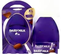 Dairy Milk Shell Easter Egg 242g "Taste The Sweetness In Every Bite" Twisty Treat, Special For Easter Christmas,Birthday