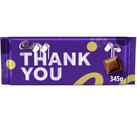 DAIRY MILK THANK YOU CHOCOLATE BAR 345G, PERFECT FOR CHRITMAS