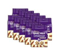 Dairy Milk Twisted Buttons 105G Delicious Tasty And Twisty Treat Gift Hamper For Birthday, Christmas 105g - Pack of 3x, 5x, 10x (10x)