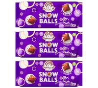 Dairy Milk XL Mint Crisp, Biscoff, Wholenut, Fruit & Nuts, Oreo and Galaxy Chocolate Bar 280g to 360g, Perfect for Sharing For Christmas & New year (x3, Snowball XL 360g)
