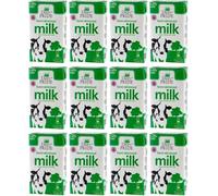 Dairy Pride Semi-Skimmed Milk 1L (Pack of 12) | Reduced Fat Milk for a Healthier Choice | UHT Processed for Long Shelf Life | Versatile Use in Tea, Coffee, Cereals, or Cooking | Eco-friendly Packaging