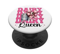 Dairy Queen Dairy Farmer Cow Dairy Farming Girl Mom Coquette PopSockets Adhesive PopGrip