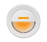 Daisalux aras Round Beacon with White L-Amber Visor