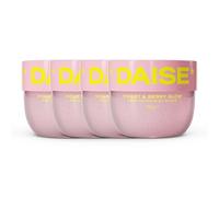 DAISE Exfoliating Body Scrub in Bloom Glow 4×510g, Violet & Berry, For Soft Glowing Skin