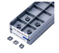 DAISHUJIE 10Pcs CCMT060204 CCMT060208 SM IC907 IC908 Lathe Metal Tool CCMT 060204 060208 Carbide Insert CNC Internal Turning(CCMT060208 IC907)