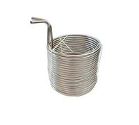 DAISHUJIE Food Grade 304 Stainless Steel Wort Chiller, Cooling Coil, Malt Juice Cooler, 3/8 "x 50'